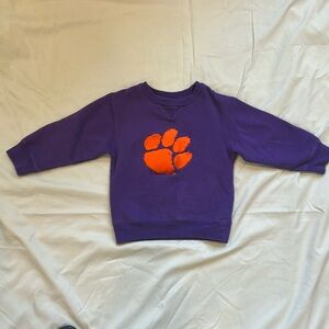 Clemson sweatshirt 4t purple